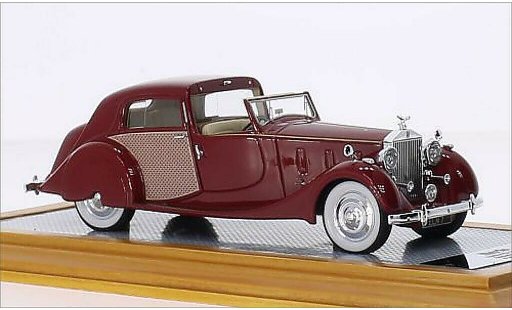 Rolls Royce Phantom Park Ward 1/43 Ilario III Sedanca de Ville rot/Dekor RHD 1937 modellautos