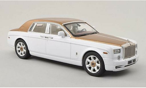 Rolls Royce Phantom 2010 1/43 IXO weiss/gold LHD modellautos