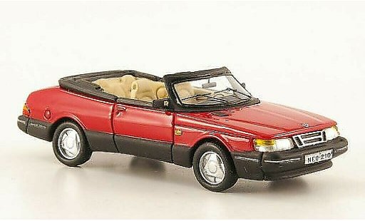 Saab 900 Cabriolet 1/87 Neo Cabrio rot 1987 modellautos