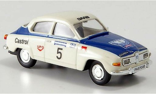 Saab 96 1000 Lakes Rally 1/87 Brekina Limousine No.5 Rallye modellautos