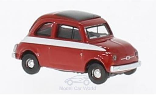 Modellautos Fiat 500 F 1/87 Schuco rot/weiss Fiat 500 F 1/87 Schuco rot/weiss modellautos