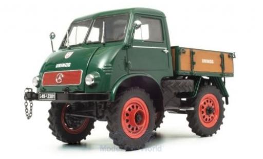 Mercedes Unimog 1/18 Schuco 401 grün 1953 modellautos