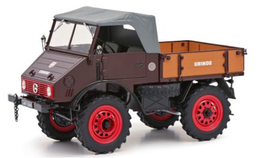 Mercedes Unimog 1/18 Schuco 401 rot modellautos