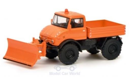 Mercedes Unimog 1/64 Schuco U406 Winterdienst mit Räumschild modellautos