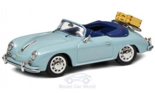 Modellautos Porsche 356 1/43 Schuco A Cabriolet blau mit Gepäck Porsche 356 1/43 Schuco A Cabriolet blau mit Gepäck modellautos
