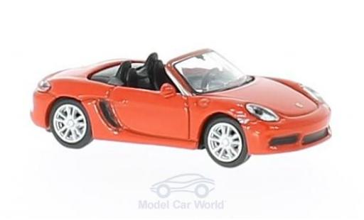 Modellautos Porsche Boxster 1/87 Schuco 718 S orange Porsche Boxster 1/87 Schuco 718 S orange modellautos