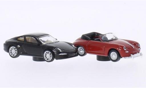 Modellautos Porsche 991 1/87 Schuco 911 () met.-braun + 356 Cabriolet rot 2er-Set Magnetautos Porsche 991 1/87 Schuco 911 () met.-braun + 356 Cabriolet rot 2er-Set Magnetautos modellautos