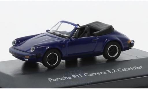 Porsche 911 SC 1/87 Schuco Carrera 3.2 Cabriolet blau modellautos