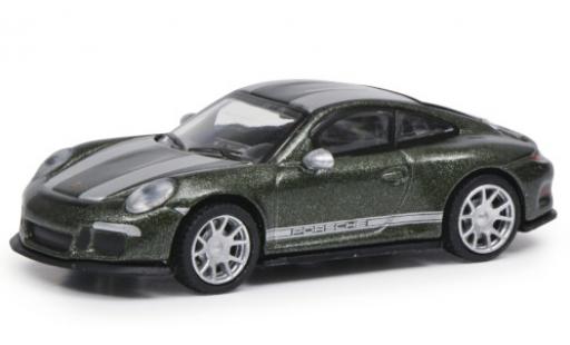 Modellautos Porsche 991 R 1/87 Schuco 911 R () mettalic grün/silber Porsche 991 R 1/87 Schuco 911 R () mettalic grün/silber modellautos