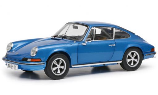 Porsche 911 1/18 Schuco S mettalic blau 1973 modellautos