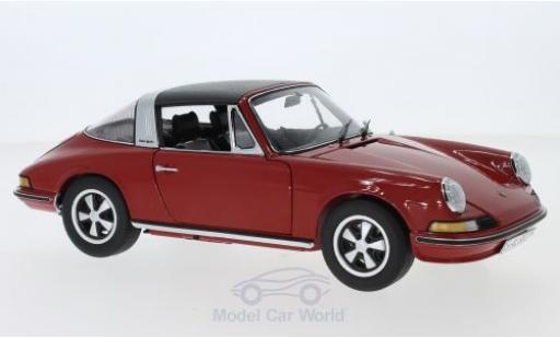 Porsche 911 1/18 Schuco S Targa rot 1973 modellautos