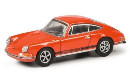 Porsche 911 1/87 Schuco S orange/schwarz modellautos