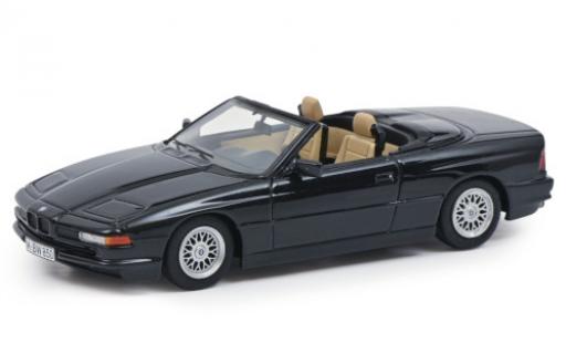 Bmw 850 1/43 Schuco Ci Cabriolet mettalic schwarz modellautos