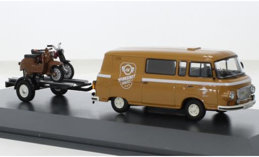 Modellautos Barkas B1000 1/43 Schuco demi bus beige Simson Werkstatt Service 1965 Barkas B1000 1/43 Schuco demi bus beige Simson Werkstatt Service 1965 modellautos