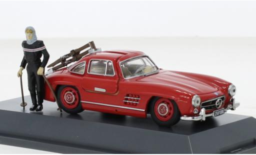 Mercedes 300 1/43 Schuco SL rot Davos 1957 modellautos