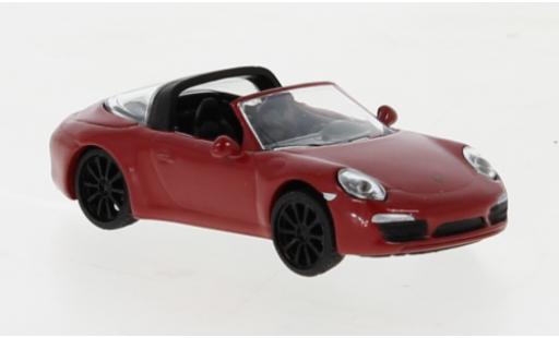 Porsche 991 Targa 1/87 Schuco 911  4S rot modellautos