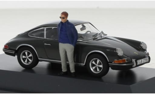 Porsche 911 1/43 Schuco S grau 1971 modellautos