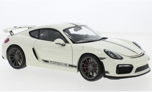 Modellautos Porsche Cayman GT4 1/18 Schuco (981) blanche Porsche Cayman GT4 1/18 Schuco (981) blanche modellautos