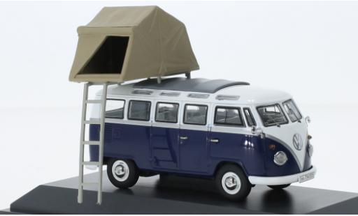Volkswagen T1 1/43 Schuco b bus bleu/blanche 1952 modellautos