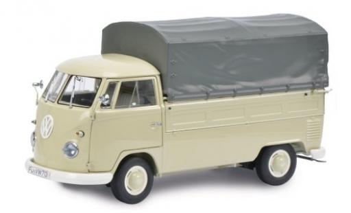 Modellautos Volkswagen T1 1/32 Schuco b plateforme beige Volkswagen T1 1/32 Schuco b plateforme beige modellautos