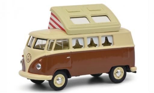 Volkswagen T1 1/64 Schuco Camper beige/braun modellautos