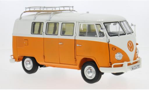 Modellautos Volkswagen T1 1/18 Schuco Camper orange/weiss 1:18 Volkswagen T1 1/18 Schuco Camper orange/weiss 1:18 modellautos