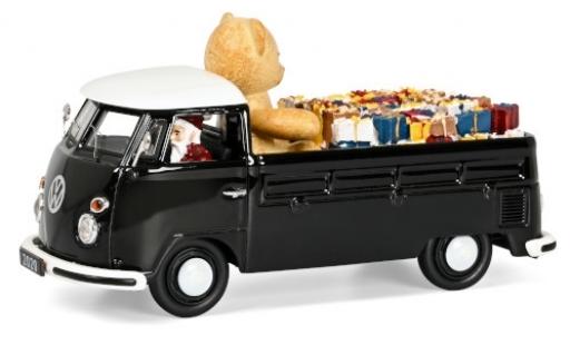 Modellautos Volkswagen T1 1/43 Schuco Pritsche schwarz/weiss Christmas Edition 2020 avec charge et figurine de conducteur Volkswagen T1 1/43 Schuco Pritsche schwarz/weiss Christmas Edition 2020 avec charge et figurine de conducteur modellautos