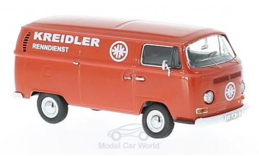 Volkswagen T2 A 1/43 Schuco a Kreidler Renndienst Kastenwagen mit Anhänger und Kreidler Florett modellautos