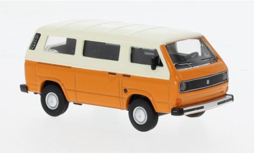 Volkswagen T3 1/64 Schuco Bus orange/beige 1:64 modellautos