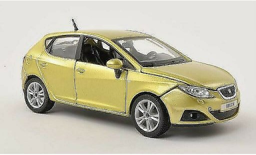 Seat Ibiza Base 1/24 Burago (6J) gelb-gr&Atilde;&frac14;n 5-Turer modellautos