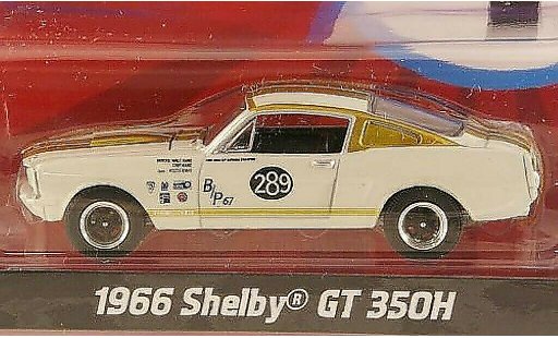 Shelby GT 350 1966 1/64 Greenlight H No.289 W.Hane / C.Hane modellautos