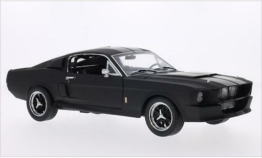 Shelby GT 500 1967 1/18 Greenlight matt-schwarz/schwarz modellautos