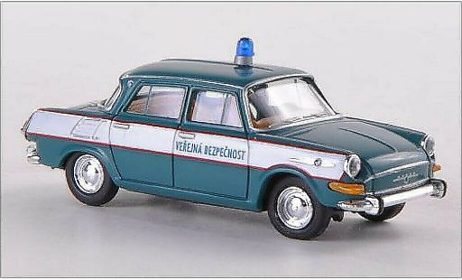 Skoda 1000 Police 1/87 Herpa MB Verejna Bezpecnost (CZ) modellautos