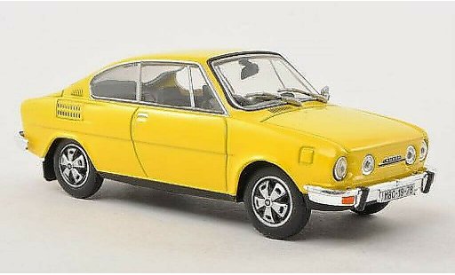 Skoda 110 R 1/43 Abrex gelb modellautos