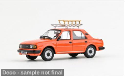 Skoda 120 1/43 Abrex L orange 1984 1:43 modellautos