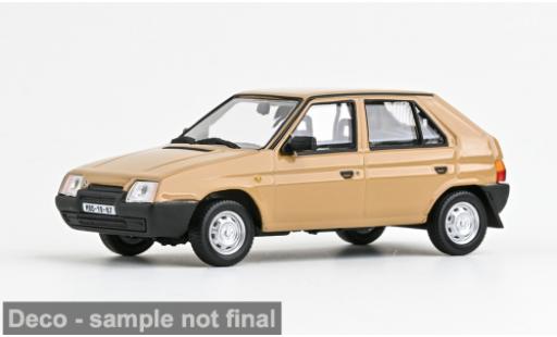 Skoda Favorit 1/43 Abrex 136L braun 1988 1:43 modellautos