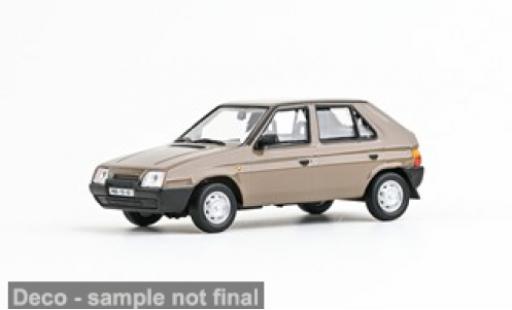 Skoda Favorit 1/43 Abrex 136L braun 1988 1:43
