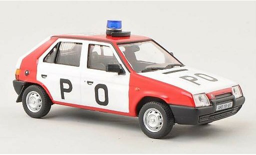Skoda Favorit Livree Officielle 1/43 Abrex PO (Tschecjhische Feuerwehr) 1987 modellautos