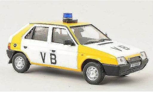 Skoda Favorit Livree Officielle 1/43 Abrex VB (Tschechische Polizei) 1988 modellautos