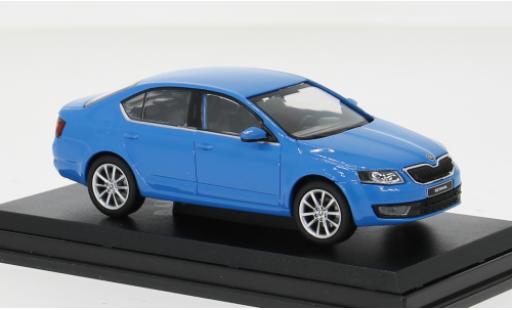 Modellautos Skoda Octavia III blau 2012 1/43 Abrex