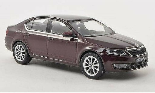 Skoda Octavia Base 1/43 Abrex III rot 2013 modellautos