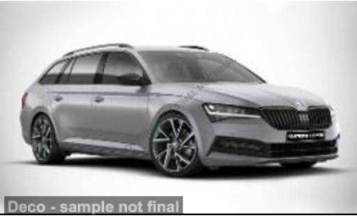 Skoda Superb 1/18 Solido grau 1:18 modellautos