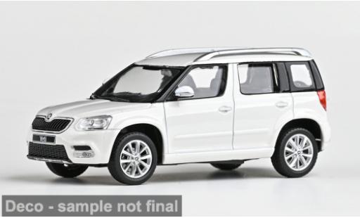 Skoda Yeti 1/43 Abrex FL weiss 2013 1:43 modellautos