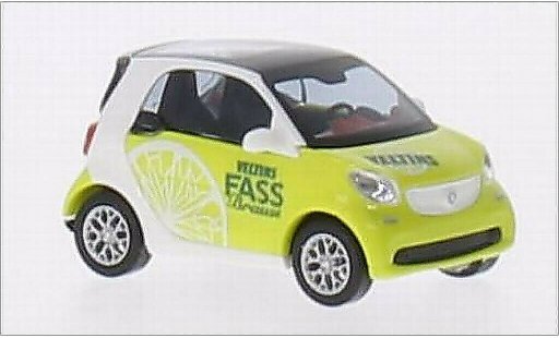 Smart ForTwo Coupe 1/87 Busch Veltins Fassbrause Zitrone modellautos