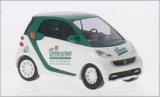 Smart ForTwo Coupe 1/87 Busch Wernesgr&Atilde;&frac14;ner modellautos