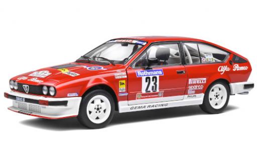 Modellautos Alfa Romeo GT 1/18 Solido V6 No.23 GEMA Racing Rallye WM Tour de Corse 1985 y compris les Decals Y.Loubet/J.B.Vieu Alfa Romeo GT 1/18 Solido V6 No.23 GEMA Racing Rallye WM Tour de Corse 1985 y compris les Decals Y.Loubet/J.B.Vieu modellautos