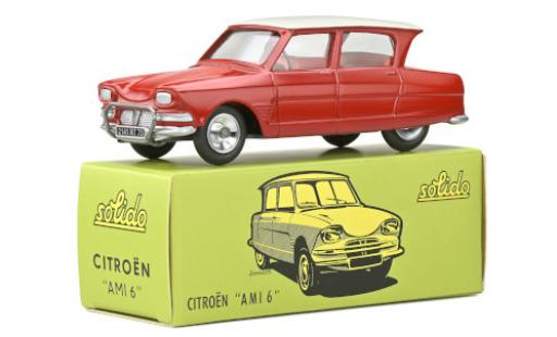 Modellautos Citroen Ami 6 1/43 Solido rot/weiss Citroen Ami 6 1/43 Solido rot/weiss modellautos