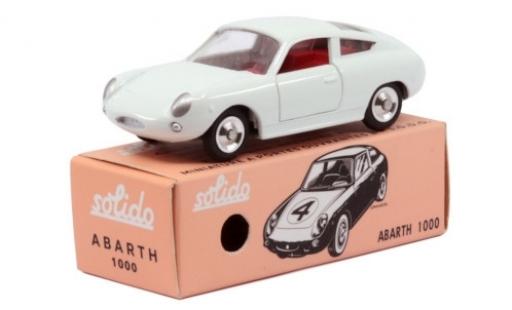 Modellautos Fiat Abarth 1000 1/43 Solido Bialbero weiss 1966 Fiat Abarth 1000 1/43 Solido Bialbero weiss 1966 modellautos