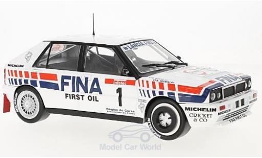 Modellautos Lancia Delta 1/18 Solido Integrale 16V No.1 Fina Tour de Corse 1991 D.Auriol/B.Occelli Lancia Delta 1/18 Solido Integrale 16V No.1 Fina Tour de Corse 1991 D.Auriol/B.Occelli modellautos