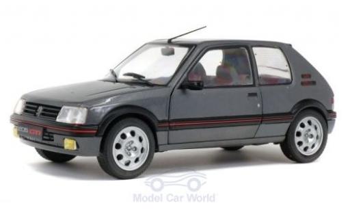 Modellautos Peugeot 205 1/18 Solido 1.9 GTi mettalic grau 1988 Peugeot 205 1/18 Solido 1.9 GTi mettalic grau 1988 modellautos
